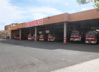 VISITA AL PARQUE DE BOMBEROS DE ALMERÍA